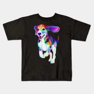 Colorful Beagle Kids T-Shirt